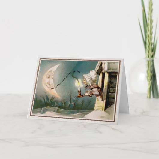  Victoriaans kerstkaart Feestdagen Kaart (Voorkant)