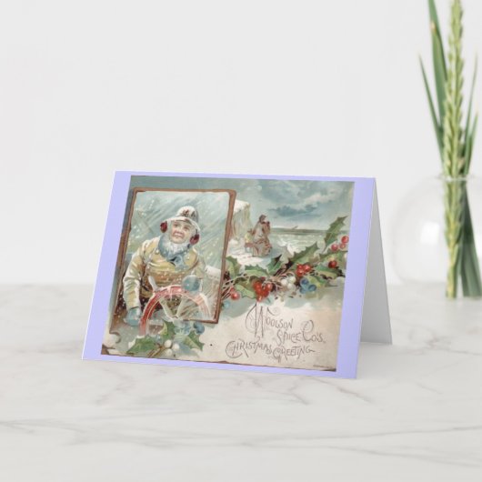  Victoriaans kerstkaart Feestdagen Kaart (Voorkant)