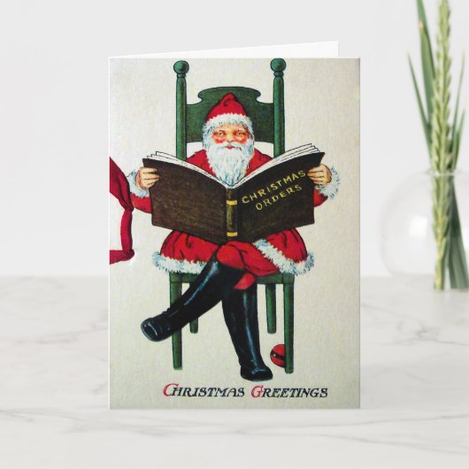  Victoriaans kerstkaart Feestdagen Kaart (Voorkant)