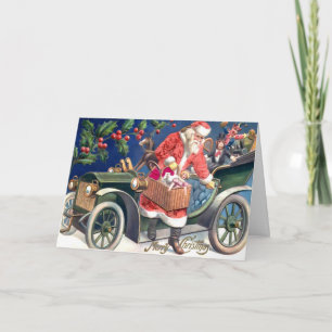 Victoriaans kerstkaart Feestdagen Kaart