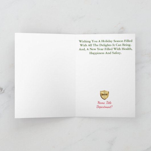 Victoriaans kerstkaart kaart (Binnen)