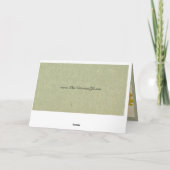 Victoriaans kerstkaart met gedicht feestdagen kaart (Achterkant)