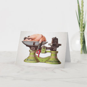  Victoriaans kerstkaart voor Turkije Feestdagen Kaart