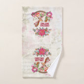 Victoriaans  kerstkerst bad handdoek (Handdoek)