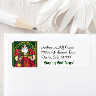 Victoriaans Kerstkerst Etiket