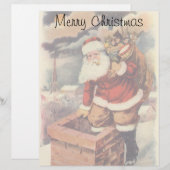 Victoriaans kerstkerstkerstkerstbedekking in Chimn (Voorkant / Achterkant)