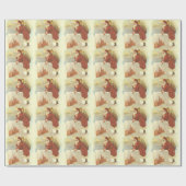 Victoriaans kerstkerstkerstkerstbedekking in Chimn Cadeaupapier (Vlak)