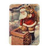 Victoriaans kerstkerstkerstkerstbedekking in Chimn Magneet (Verticaal)