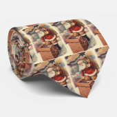 Victoriaans kerstkerstkerstkerstbedekking in Chimn Stropdas (Opgerold)