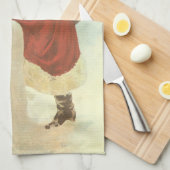 Victoriaans kerstkerstkerstkerstbedekking in Chimn Theedoek (Quarter Fold)