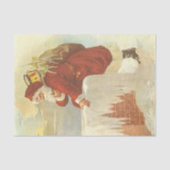 Victoriaans kerstkerstkerstkerstbedekking in Chimn Tissuepapier (Voorkant)