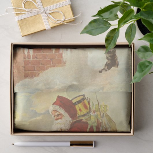 Victoriaans kerstkerstkerstkerstbedekking in Chimn Tissuepapier (Geschenk)