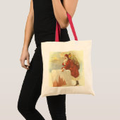 Victoriaans kerstkerstkerstkerstbedekking in Chimn Tote Bag (Voorkant (product))