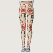 Victoriaans kerstkerstkerstkerstkerstman — ijskela leggings (Voorkant)
