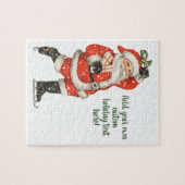 Victoriaans kerstkerstkerstkerstkerstman — ijskela legpuzzel (Horizontaal)