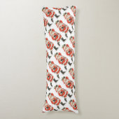 Victoriaans kerstkerstkerstkerstkerstman — ijskela lichaamskussen (Voorkant Verticaal)