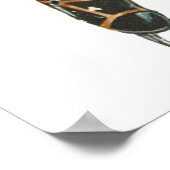 Victoriaans kerstkerstkerstkerstkerstman — ijskela poster (Hoek)