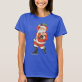 Victoriaans kerstkerstkerstkerstkerstman — ijskela t-shirt (Voorkant)