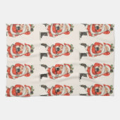 Victoriaans kerstkerstkerstkerstkerstman — ijskela theedoek (Horizontaal)