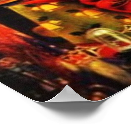 Victoriaans kerstkerstkerstkerstkerstman poster (Hoek)