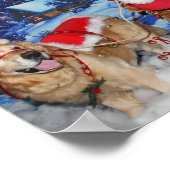 Victoriaans kerstkerstkerstkerstkerstvister met go poster (Hoek)