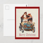  Victoriaans kerstkerstkerstkerstman Briefkaart (Voorkant / Achterkant)