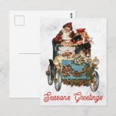  Victoriaans kerstkerstkerstkerstman Briefkaart (Voorkant / Achterkant)