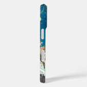 Victoriaans kerstkerstkerstkerstman op schoorsteen Case-Mate iPhone case (Achterkant / Rechts)