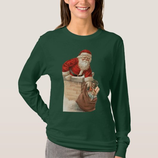 Victoriaans kerstkerstShirt T-shirt (Voorkant)