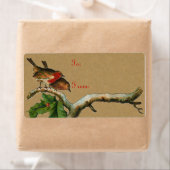 Victoriaans kerstlabels etiket (Insitu)