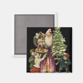 Victoriaans kerstmagneet voor Stocking Stuffers! Magneet (Voorkant / Achterkant)