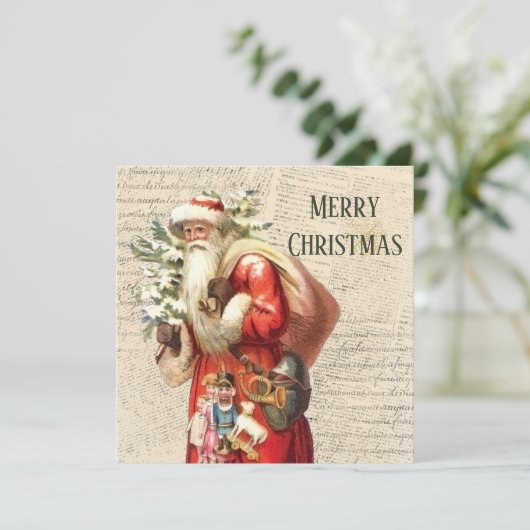  Victoriaans kerstman (Staand voorkant)