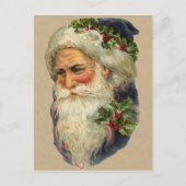 Victoriaans Kerstman Briefkaart (Voorkant)