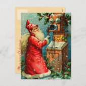 Victoriaans kerstman Briefkaarten (Voorkant / Achterkant)