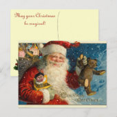 Victoriaans Kerstman Briefkaarten (Voorkant / Achterkant)
