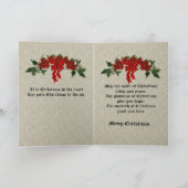  Victoriaans kerstman Feestdagen Kaart (Binnen)