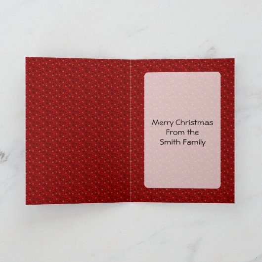  Victoriaans kerstman Feestdagen Kaart (Binnen)