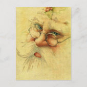  Victoriaans kerstman Feestdagenkaart (Voorkant)