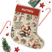  Victoriaans Kerstman Grote Kerstsok