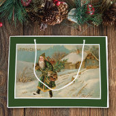 Victoriaans kerstman large cadeautasje