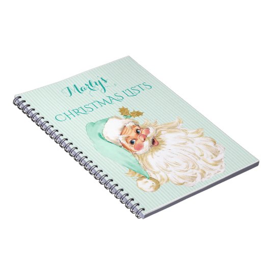  Victoriaans kerstman om cadeau te doen Notitieboek