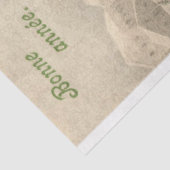 Victoriaans kerstmeubelstuk - losbandig onderwerp tissuepapier (Detail)