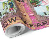 Victoriaans kerstmiddag aanpassen cadeaupapier (Rol Hoek)