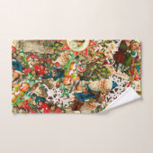 Victoriaans kerstmis bad handdoek (Handdoek)