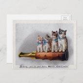  Victoriaans kerstmis Briefkaart (Voorkant / Achterkant)