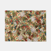 Victoriaans kerstmis deurmat (Voorkant)