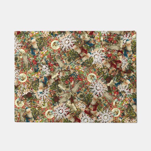 Victoriaans kerstmis deurmat (Voorkant)