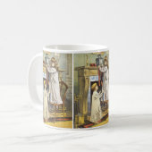 Victoriaans Kerstmis, Kinderen Kerst sokken Koffiemok (Voorkant links)