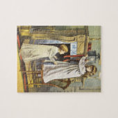 Victoriaans Kerstmis, Kinderen Kerstsokken Legpuzzel (Horizontaal)