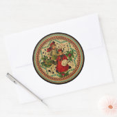  Victoriaans Kerstmis Kinderen Sticker (Envelop)